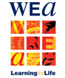 WEA logo - aligned to the right